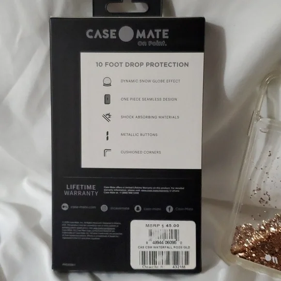 USED IN BOX Case-Mate Waterfall Series Case for Apple iPhone 11 Pro - Gold - Picture 4 of 6